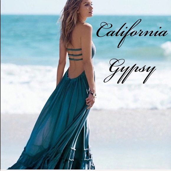 RESTOCKING🎉Bohemian halter maxi 🌈 - Picture 3 of 8